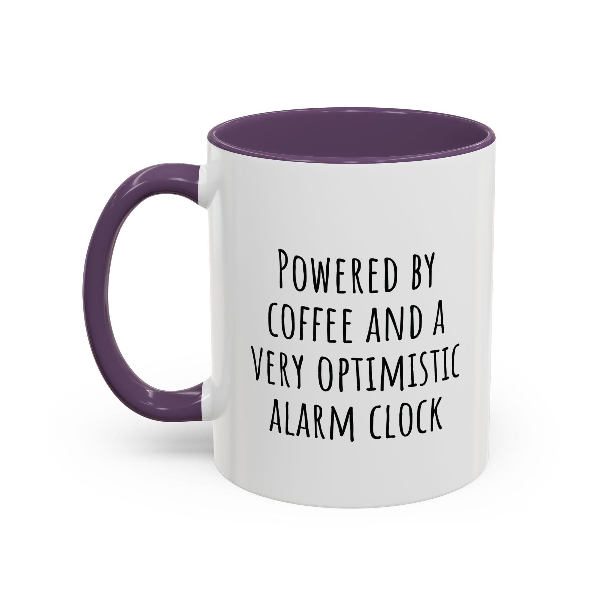 15oz personalized coffee mug with yellow handle