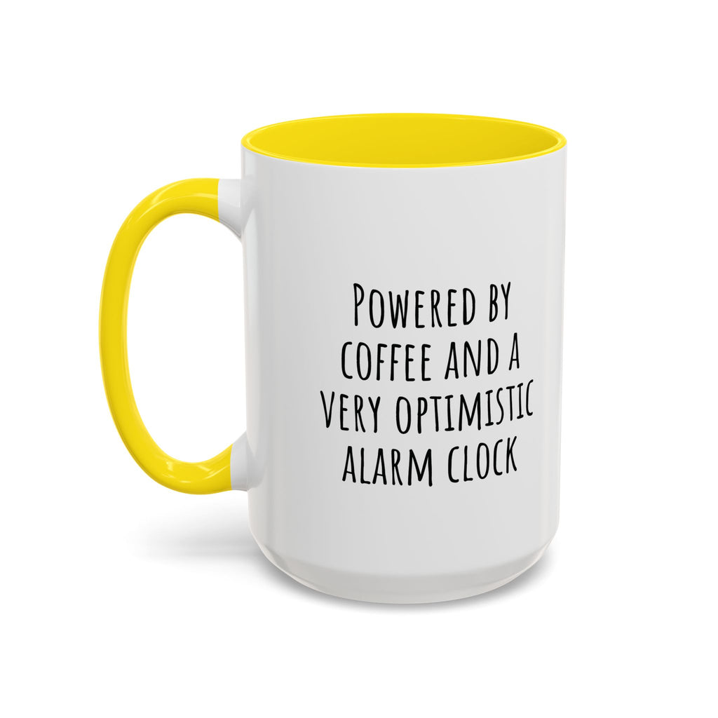 Personalized coffee mug displayed on a shelf