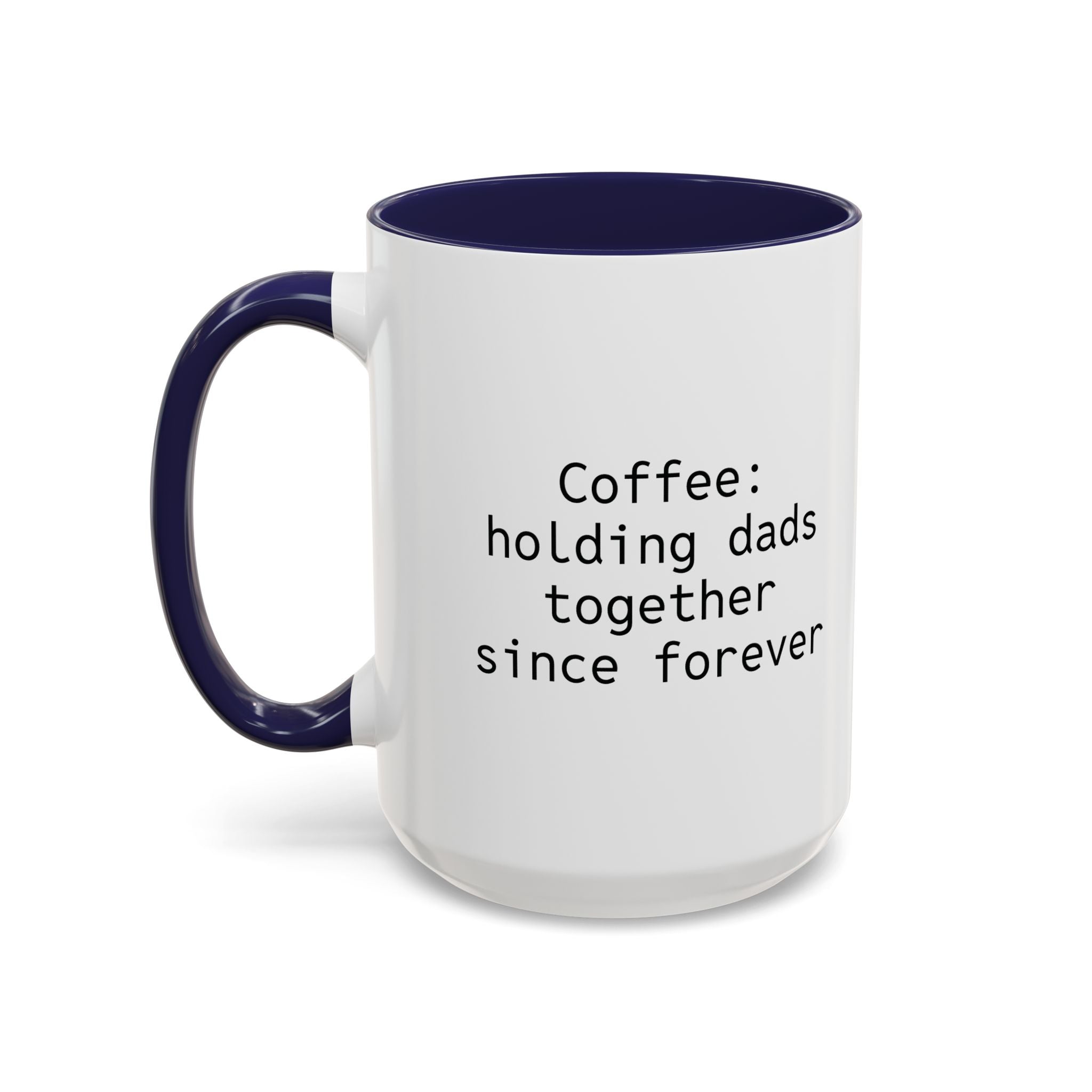 Personalized dad mug shown in gift box packaging