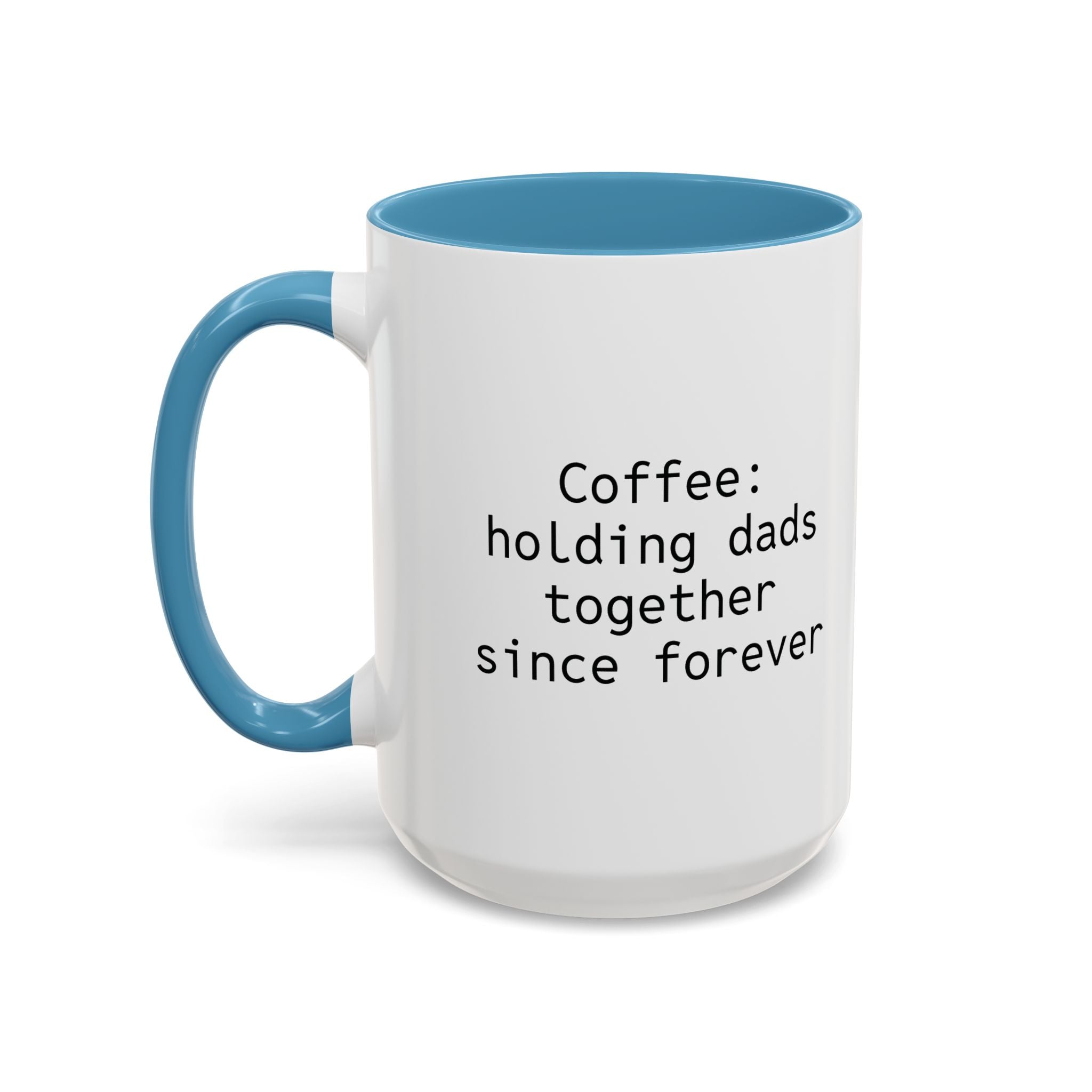 Additional lifestyle photo of personalized dad coffee mug