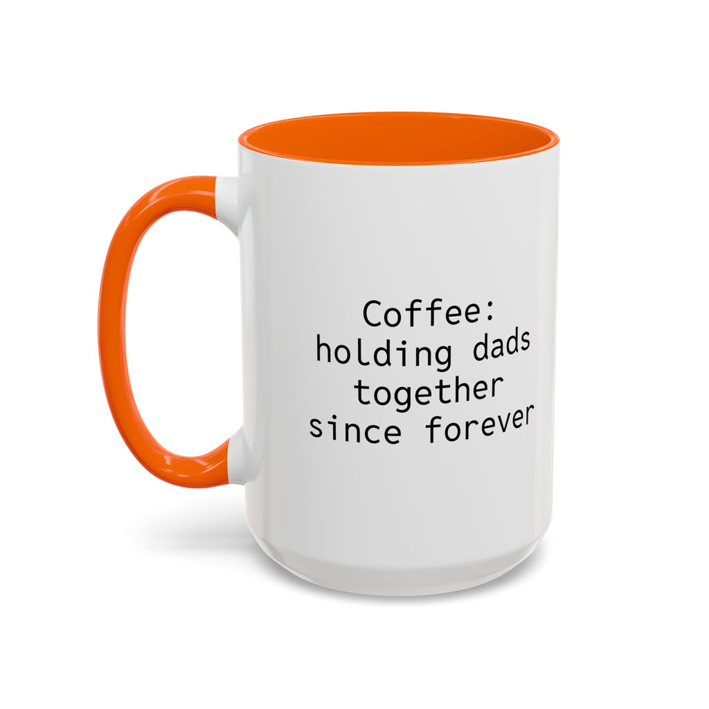 Additional lifestyle photo of personalized dad coffee mug