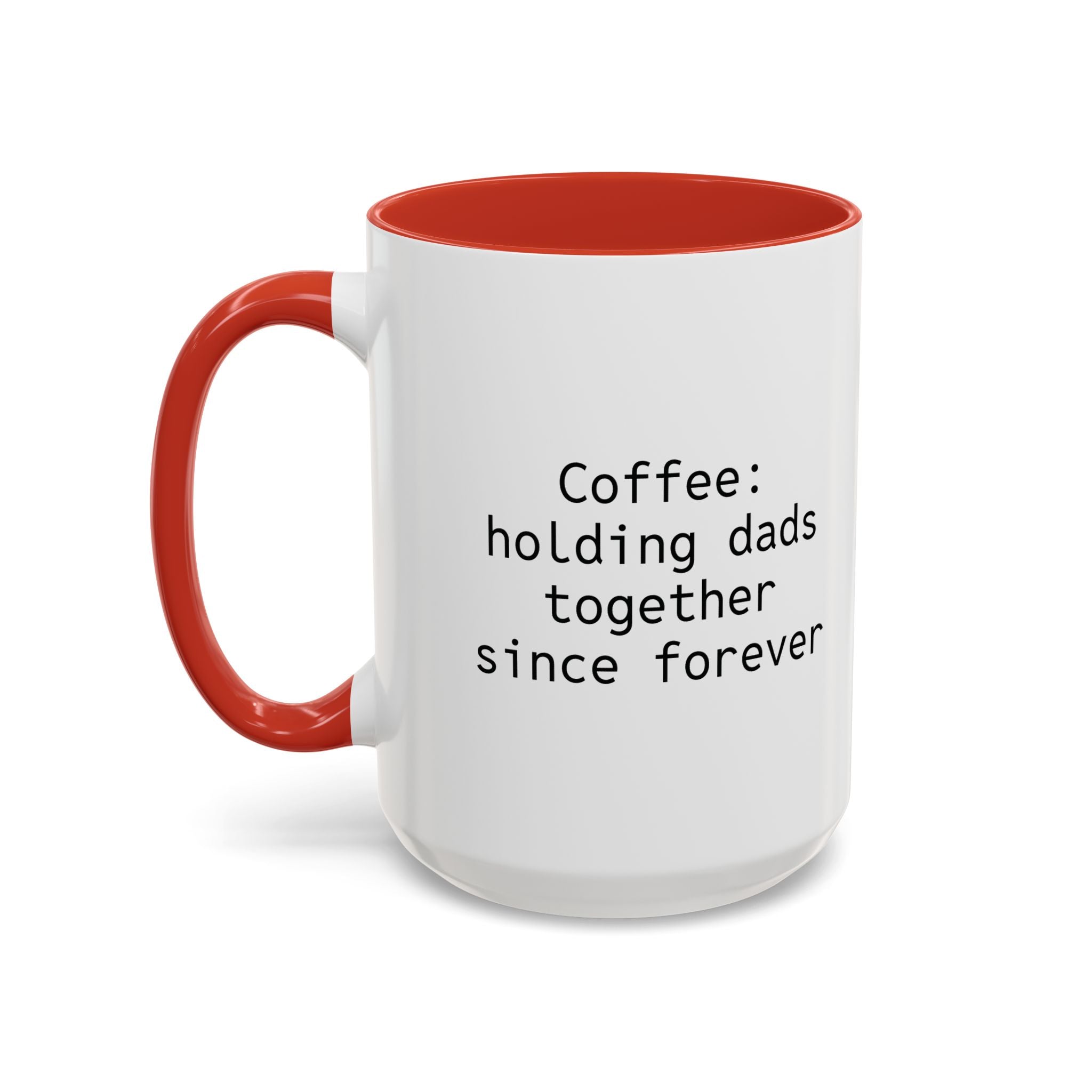 Personalized dad mug in a kitchen setting