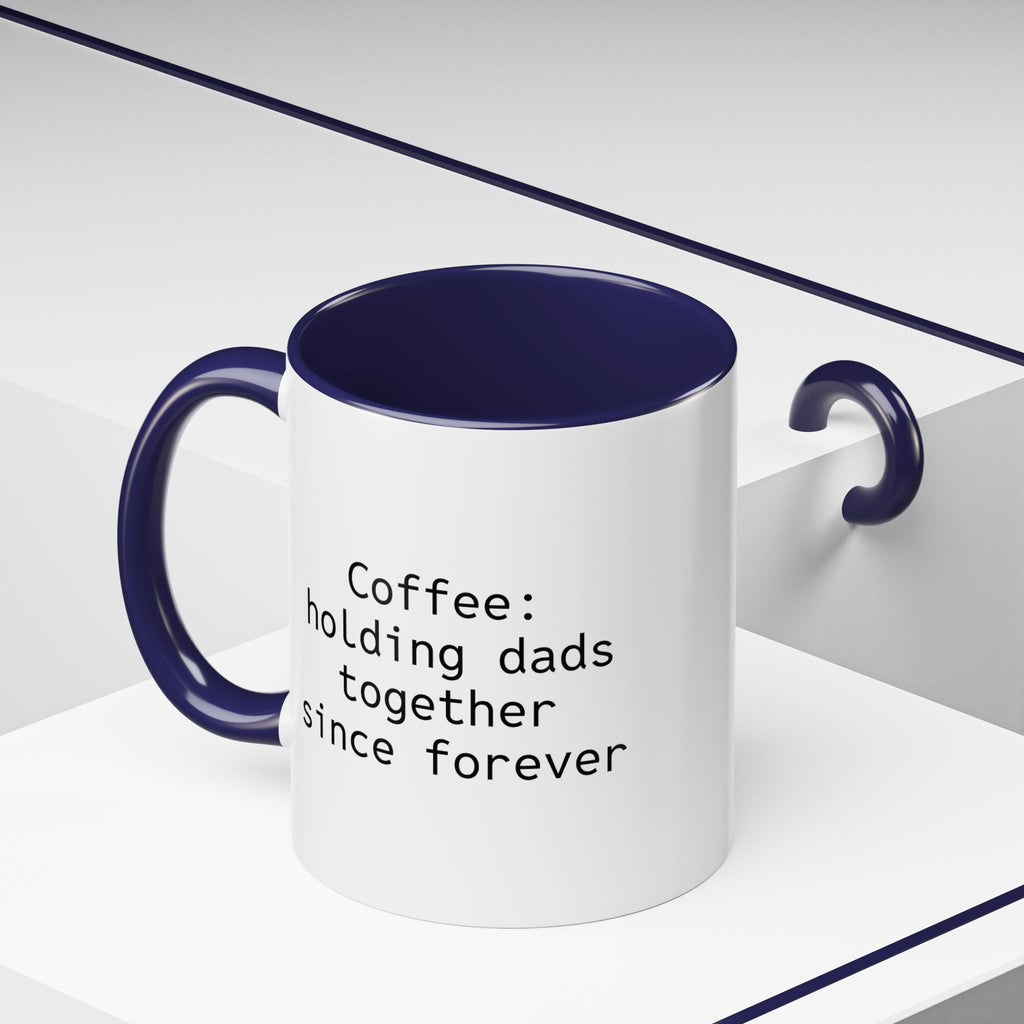 11oz and 15oz personalized dad mug size comparison