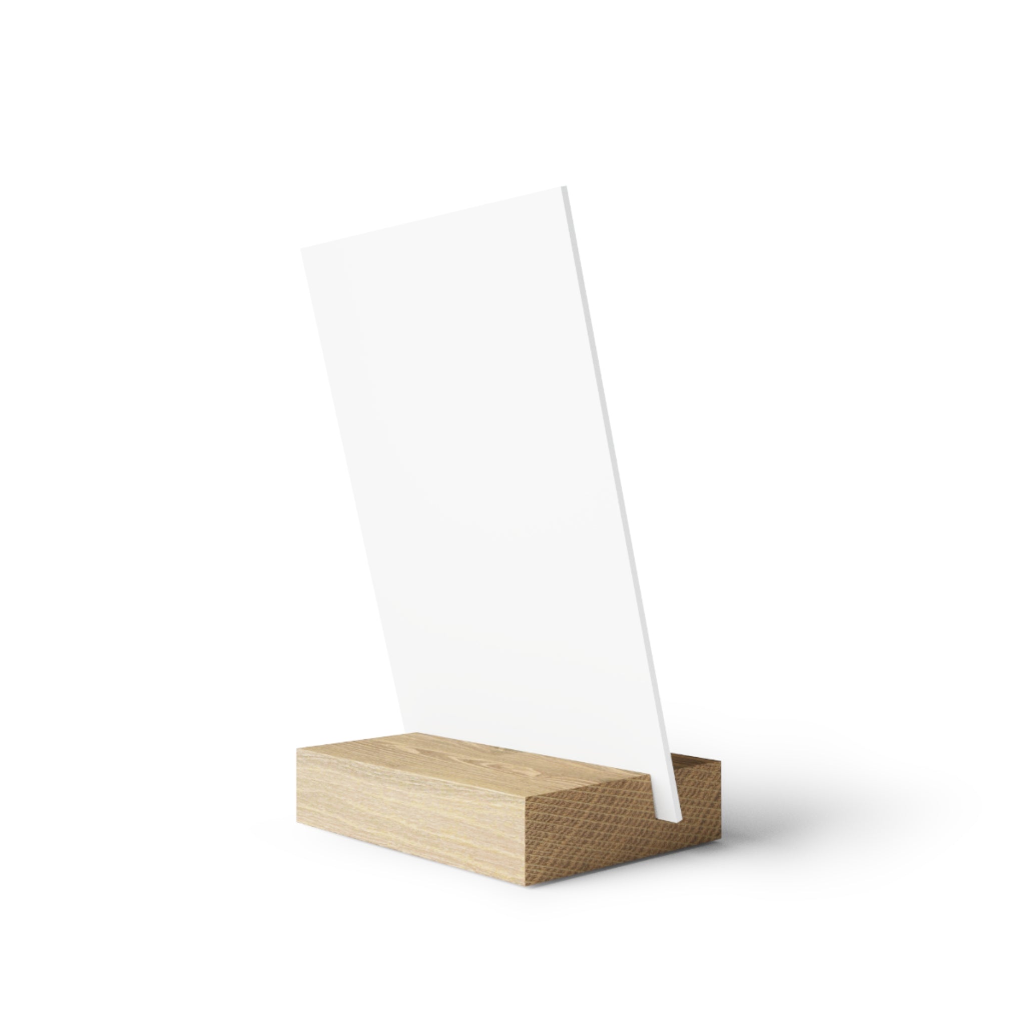 Personalized friends photo stand in the 8 by 10 inch size