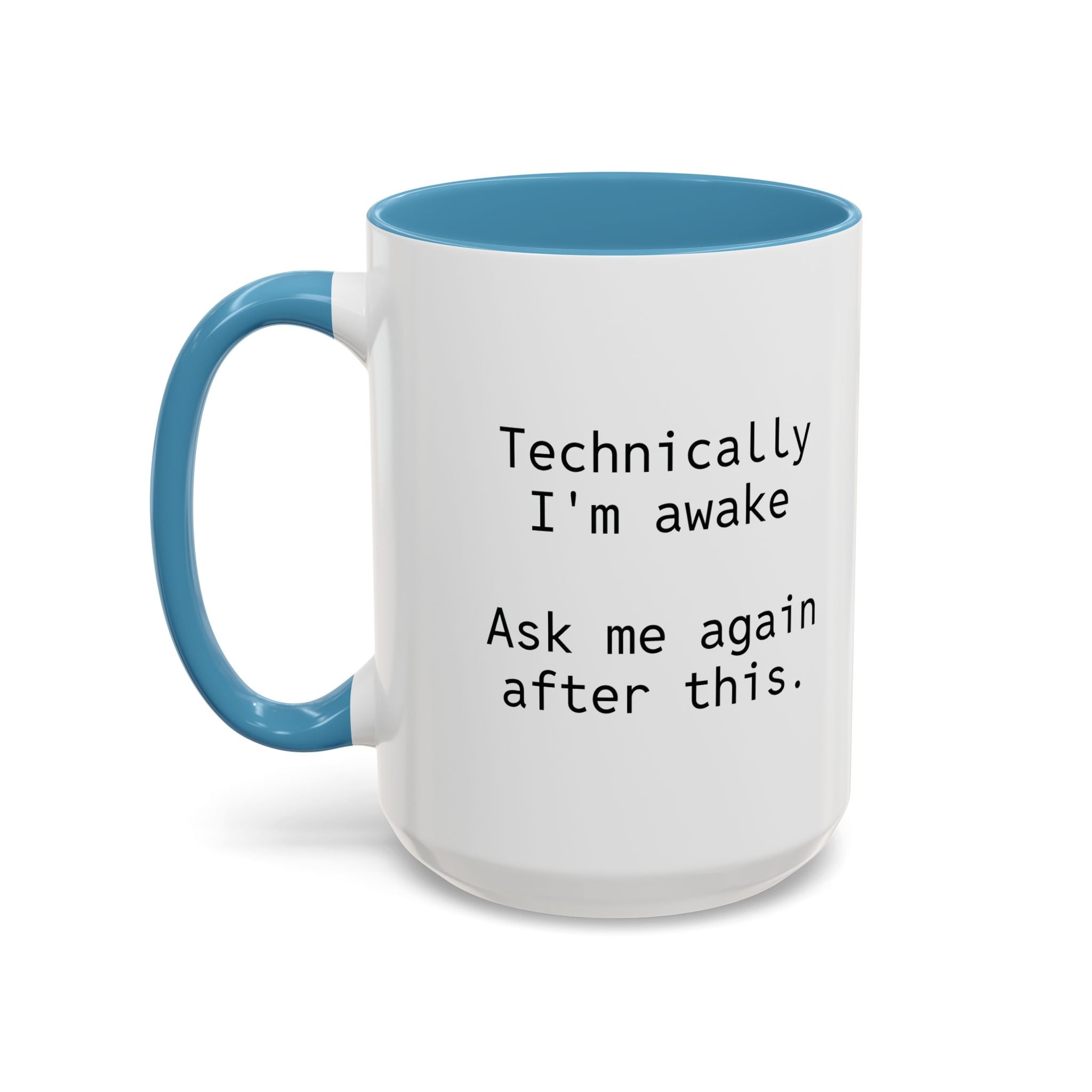 Additional angle of personalized mug back