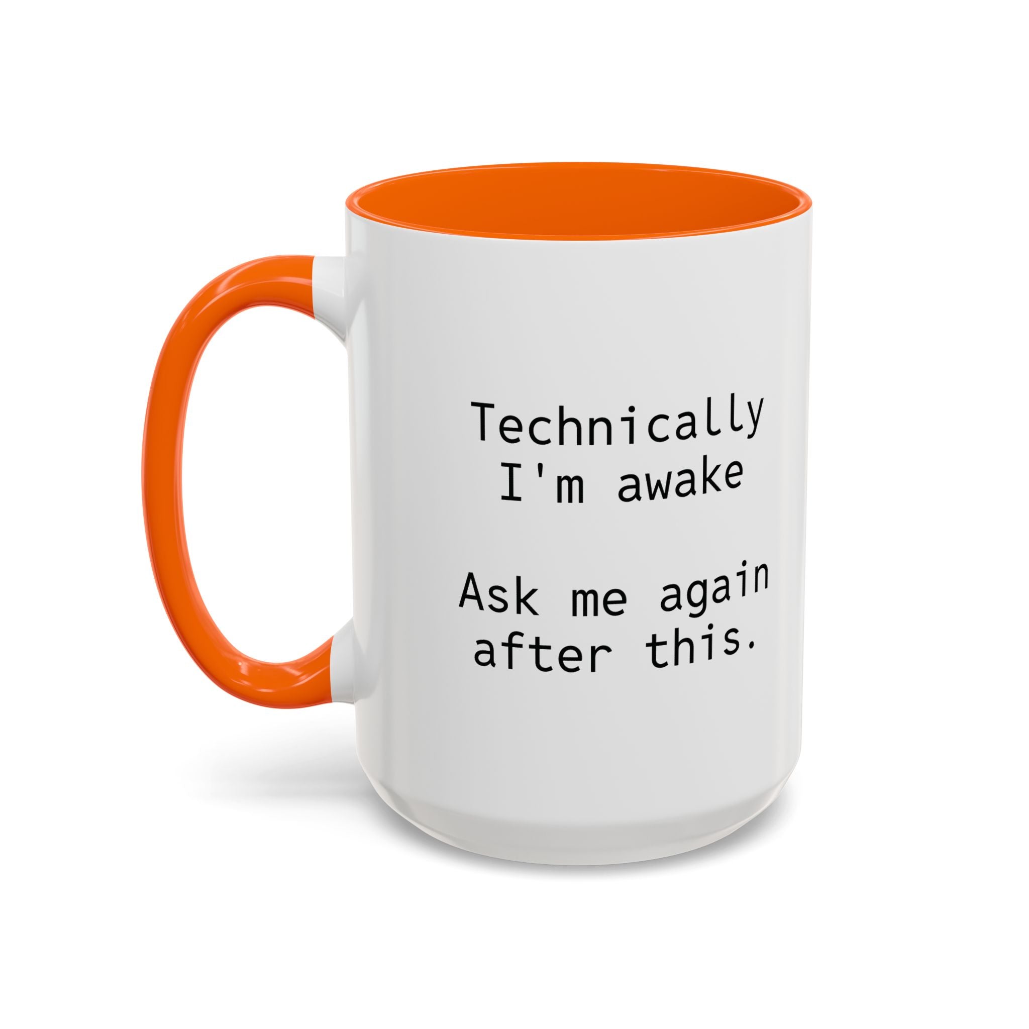Additional lifestyle photo of personalized funny coffee mug