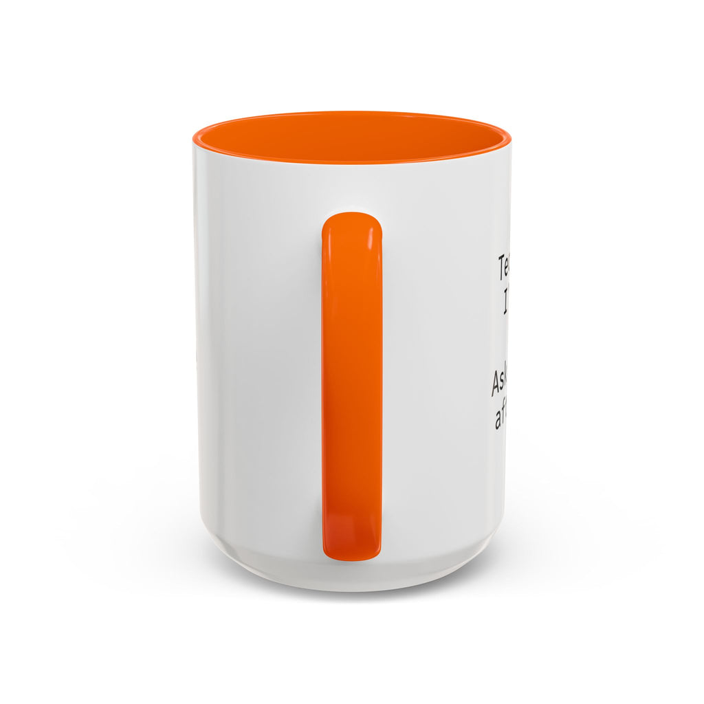 Additional lifestyle photo of personalized funny coffee mug